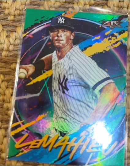 2020 Topps Fire #15 DJ LeMahieu — front