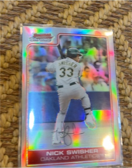 1995 Donruss Leaf Limited #33 Nick Swisher — front