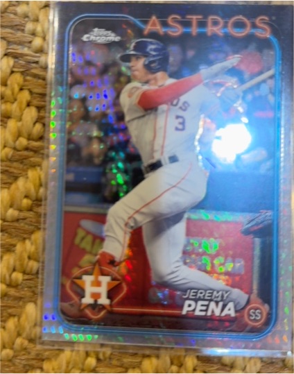 2024 Topps Chrome #244 Jeremy Pena — front
