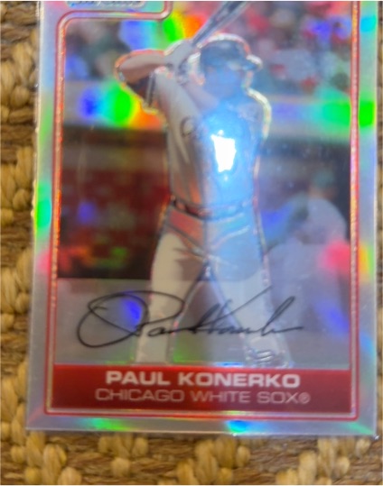 2006 Bowman Chrome Paul Konerko — front