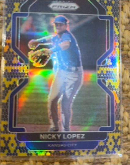 2022 Panini Prizm Baseball #129 Nicky Lopez — front
