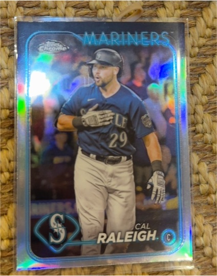 2024 Topps Chrome #119 Cal Raleigh — front