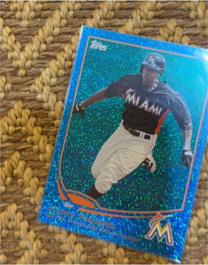 2023 Topps Update Mojo Refractor #T89 Jazz Chisholm Jr. — front