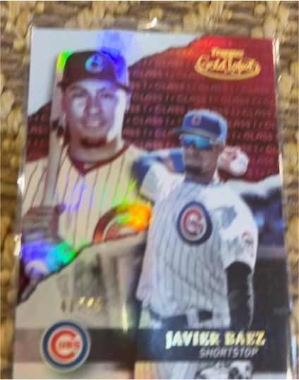 2020 Topps Gold Label #20 Javier Baez — front