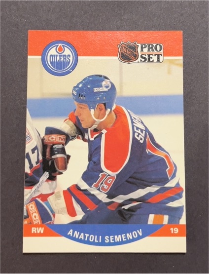 1990-91 Pro Set #608 Anatoli Semenov — front