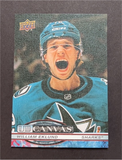 2025-26 Upper Deck UD Canvas #C-6 William Eklund — front