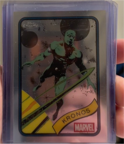 2025 Topps Chrome Marvel #25 Kronos — front