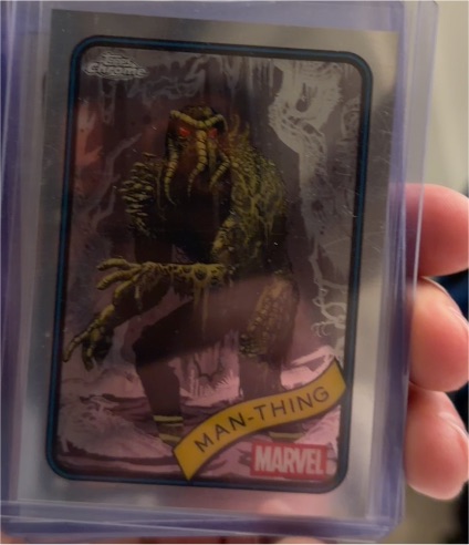 2025 Topps Chrome Marvel #31 Man-Thing — front
