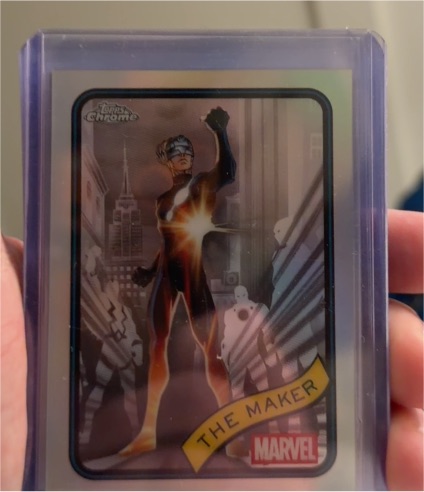 2025 Topps Chrome Marvel The Maker — front