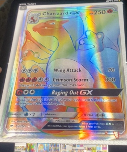 2017 Pokémon TCG Burning Shadows #150 Charizard GX — front