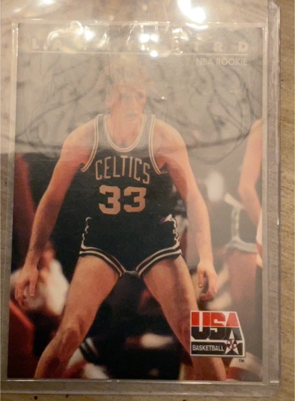 1992 SkyBox USA #11 Larry Bird — front