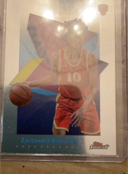 2024-25 Topps Finest #4 Zaccharie Risacher — front