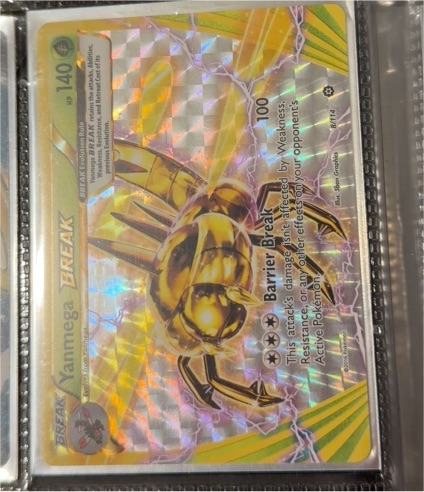 2016 Pokémon XY Steam Siege #8 Yanmega BREAK — front
