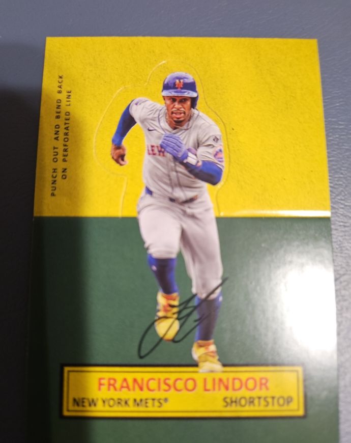 2025 Topps Archives 1964 Stand-Ups #64SU-17 Francisco Lindor — front