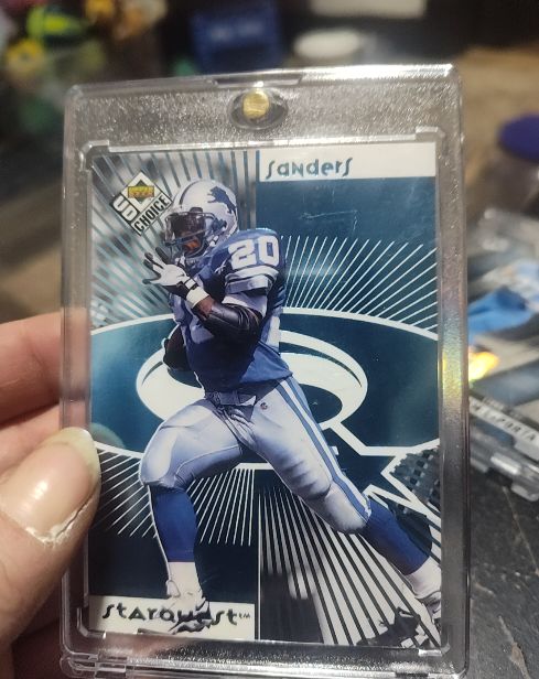1998 Upper Deck UD Choice Starquest #20 Barry Sanders — front