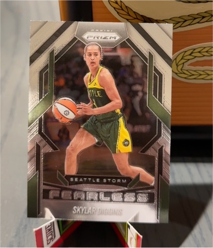 2025 Panini Prizm WNBA #9 Skylar Diggins Fearless Seattle Storm — front