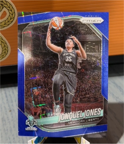 2025 Panini Prizm WNBA Jonquel Jones New York Liberty — front