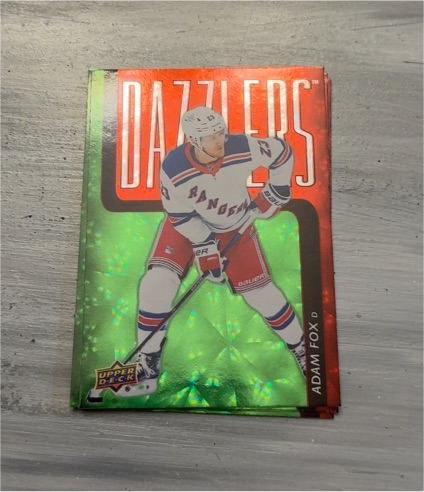 2025-26 Upper Deck Series 1 Dazzlers #DZ-42 Adam Fox — front
