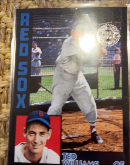 2019 Topps Update #84-12 Ted Williams 1984 Topps Baseball — front