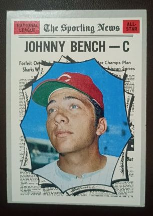 1970 Topps #464 Johnny Bench — front