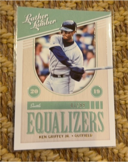 2019 Panini Leather & Lumber Equalizers #EQ-20 Ken Griffey Jr. — front