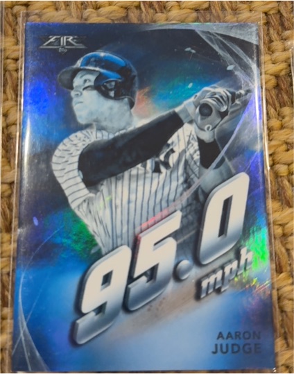 2019 Topps Fire Maximum Velocity #MV-4 Aaron Judge — front