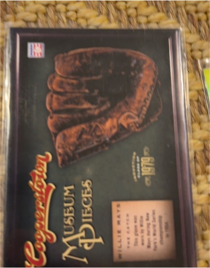 2012 Panini Cooperstown Museum Pieces #9 Willie Mays — front