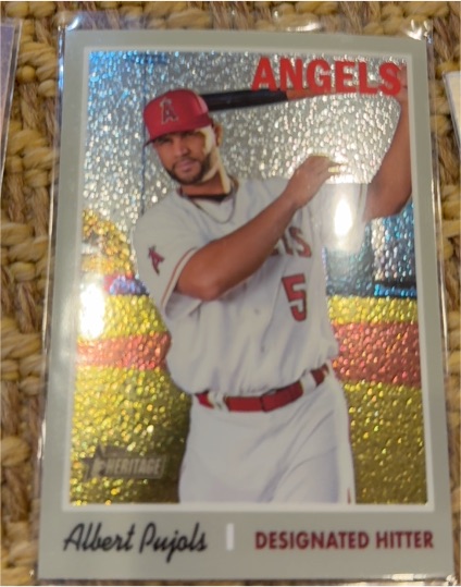 2019 Topps Heritage Chrome #THC-422 Albert Pujols — front