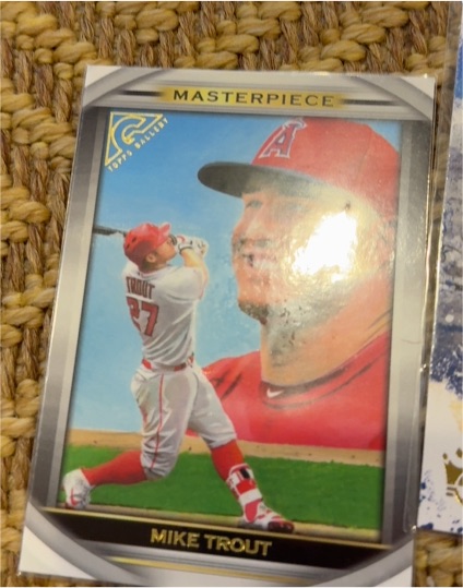2019 Topps Gallery Masterpiece #MP-1 Mike Trout — front