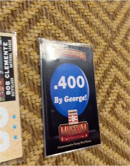 2013 Panini Cooperstown Museum Pieces #4 George Brett — front