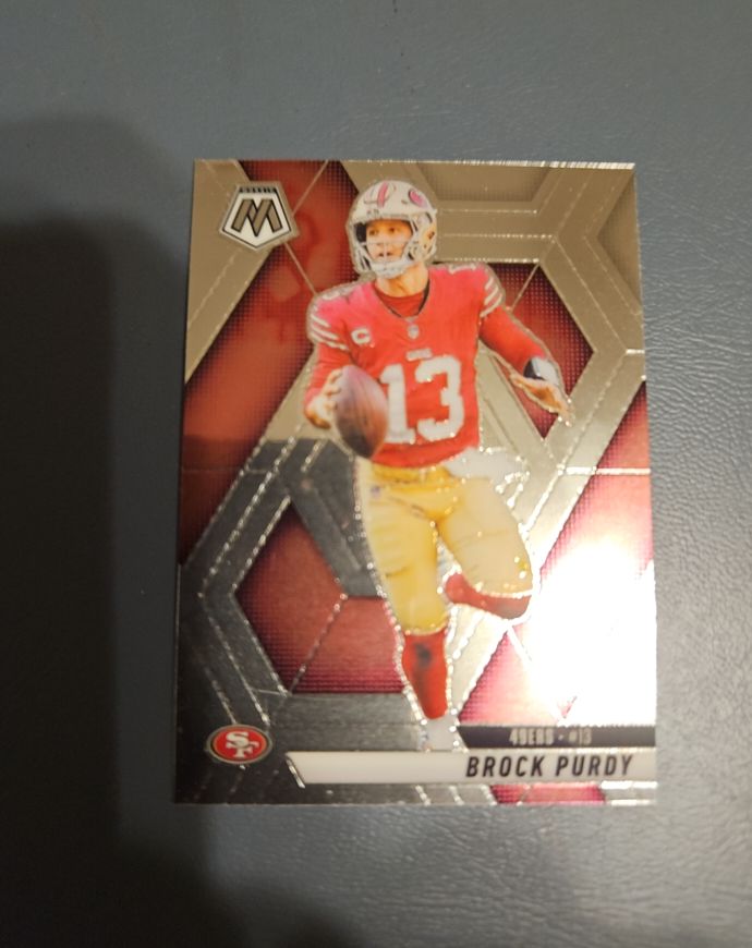 2025 Panini Mosaic #221 Brock Purdy — front