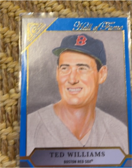2020 Topps Gallery Hall of Fame #HOFG-3 Ted Williams — front