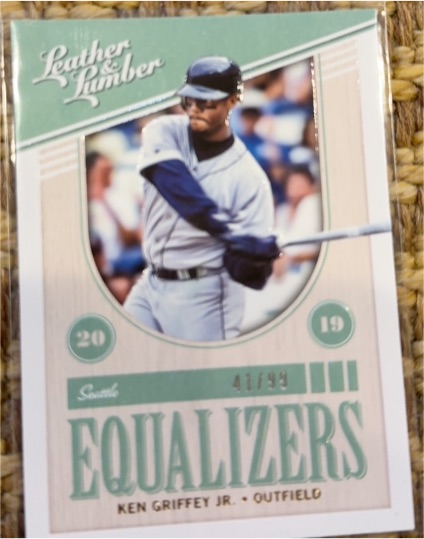 2019 Panini Leather & Lumber Equalizers #EQ-5 Ken Griffey Jr. — front