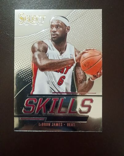 2013-14 Panini Select Skills #11 LeBron James — front