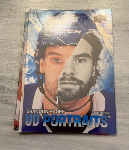 2025-26 Upper Deck Series 1 UD Portraits #P-7 Brandon Hagel — front