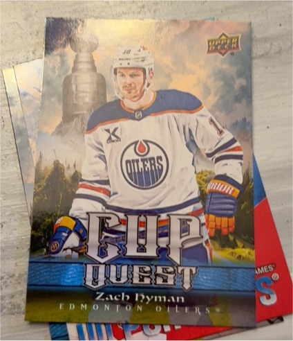 2025-26 Upper Deck Series 1 Cup Quest #CQ-14 Zach Hyman — front