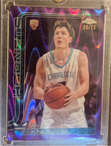 2025-26 Topps Chrome #254 Kon Knueppel — front