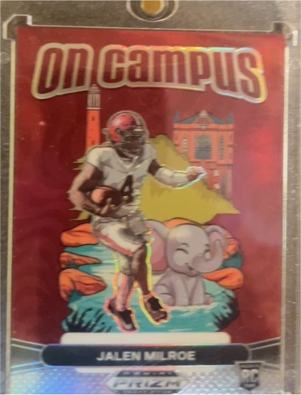 2025 Panini Prizm Draft Picks On Campus #OC-JME Jalen Milroe — front