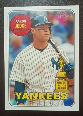 2018 Topps Heritage #25 Aaron Judge — front