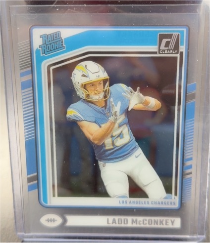 2024 Panini Clearly Donruss #68 Ladd McConkey — front
