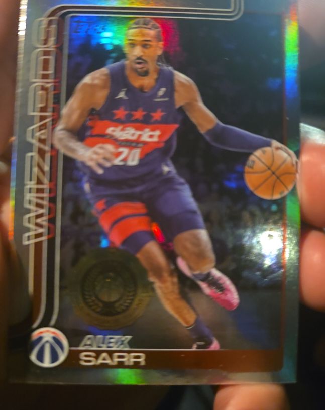 2025-26 Topps #96 Alex Sarr — front