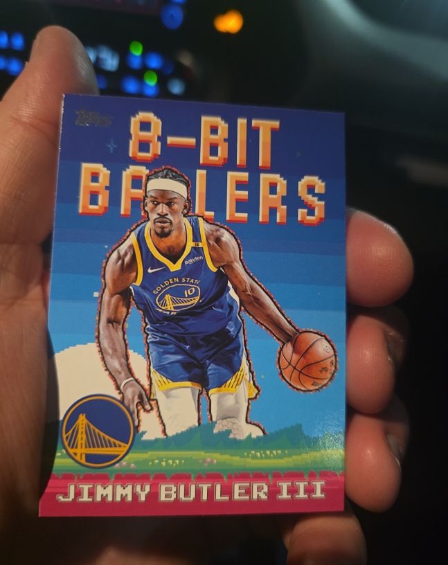 2025-26 Topps #8B-13 Jimmy Butler III 8-Bit Ballers Golden State Warriors — front