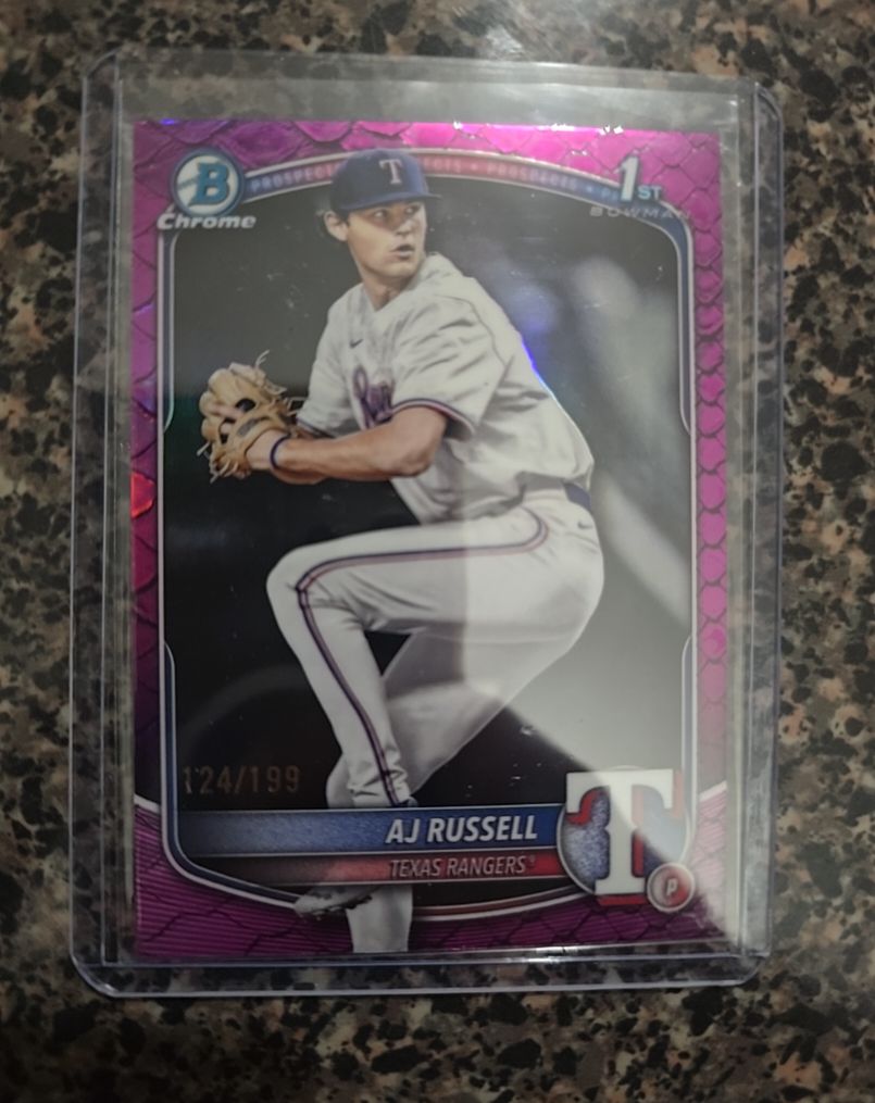 2025 Bowman Chrome #BDC-51 AJ Russell — front