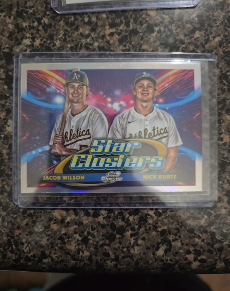 2025 Topps Chrome Cosmic Star Clusters #DSC-6 Jacob Wilson Nick Kurtz — front