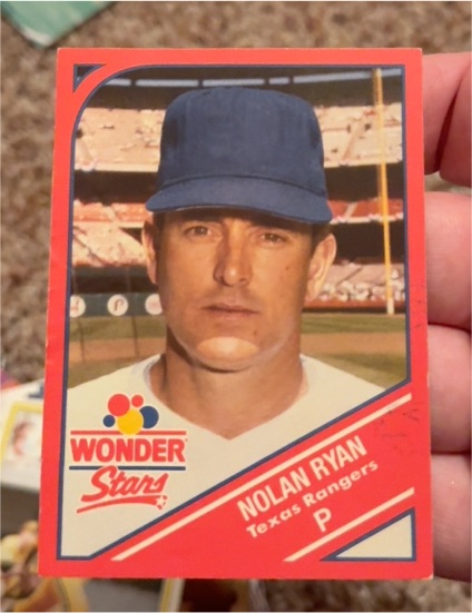1990 Wonder Bread Stars #16 Nolan Ryan — front