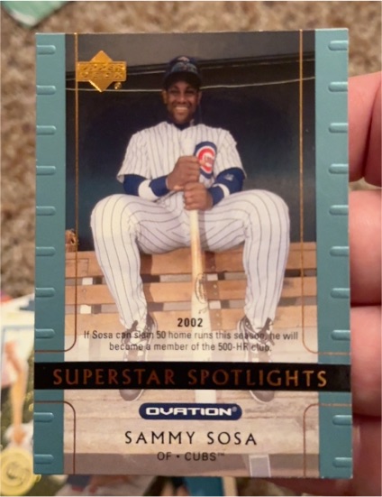 2002 Upper Deck Ovation #109 Sammy Sosa — front