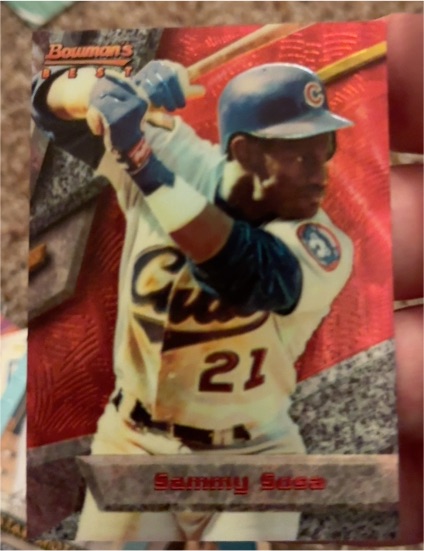 1994 Bowman's Best #70 Sammy Sosa — front