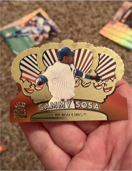 2000 Pacific Crown Royale Die-Cut #27 Sammy Sosa — front
