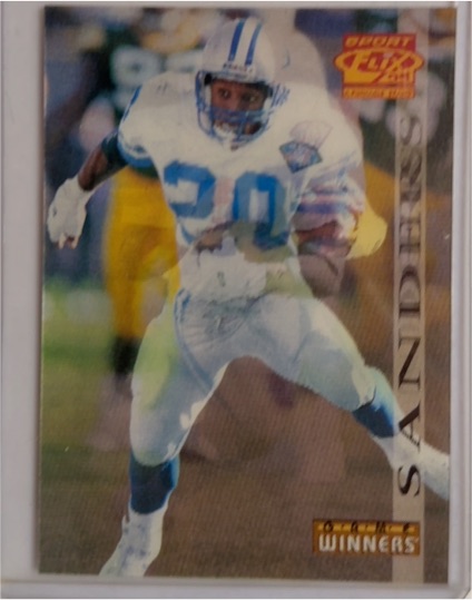 1995 Sportflix #150 Barry Sanders — front