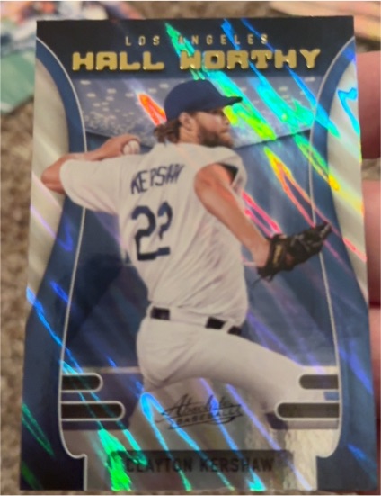 2022 Panini Absolute #HW-5 Clayton Kershaw Hall Worthy — front